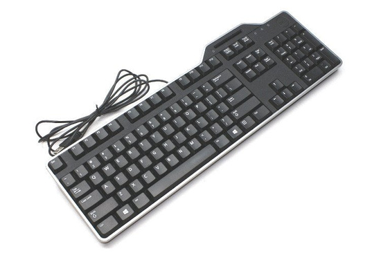 Dell SmartCard Tastatur KB813 USB QWERTY + Aufkleber