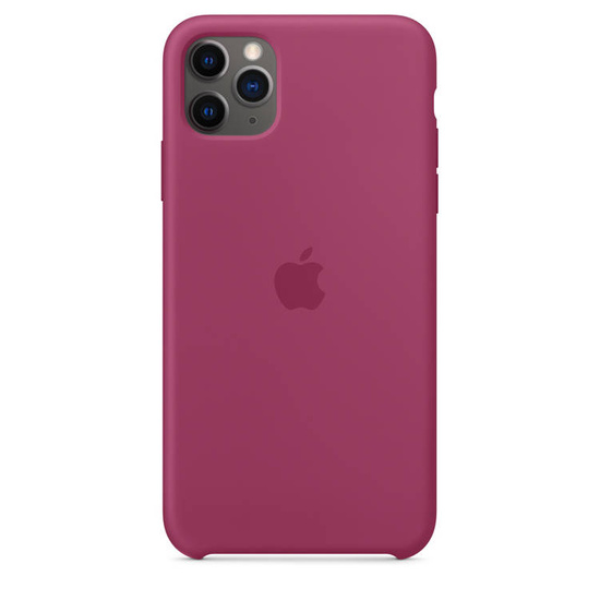 Oryginalne Etui Silikonowe Apple iPhone 11 Pro Max Pomegranate