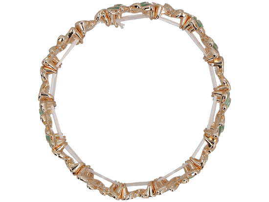 Bracelet Papillons Vert