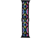 Nouvelle sangle pour smartwatch GlacierX Nylon Nomad Threads Pixel Bloom pour Apple Watch 38/40/41mm Multicolore
