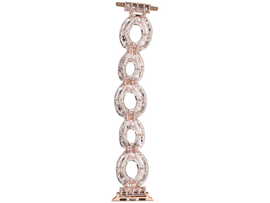 Nueva pulsera para smartwatch GlacierX Gleam Garden Stretch Bracelet Ocean Blush para Apple Watch 38/40/41mm Rosa-Azul.