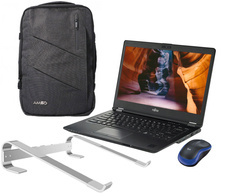 Fujitsu LifeBook U749 i5-8265U 16GB 512GB SSD 1920x1080 Classe A Windows 11 Home + Zaino + Supporto + Mouse