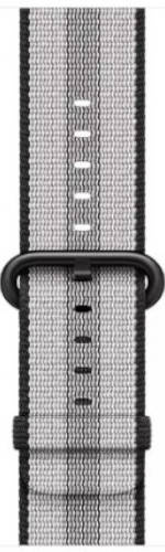 Original Apple Watch Strap Woven Nylon Black - Space Gray 42mm en emballage scellé