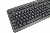 Clavier HP KU-1156 USB Bureau Noir QWERTY + Autocollants