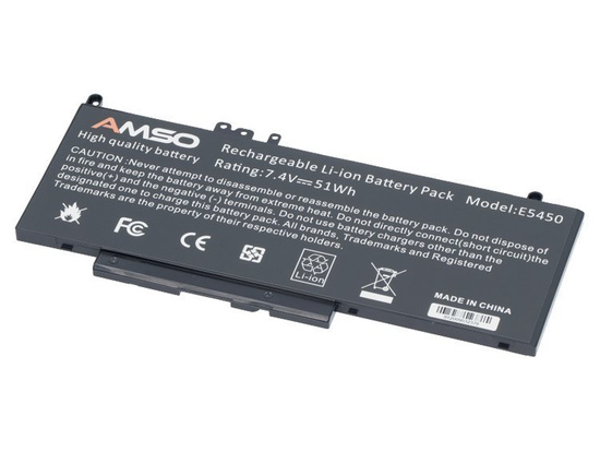 Nouvelle batterie pour Dell Latitude E5450 E5550 3150 3160 51Wh 7.4V 6900mAh G5M10 AMSO