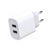 Cargador de red post-exposición XO de doble puerto USB-A 12W XO-CE34