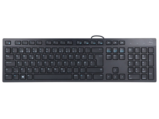 NOUVEAU CLAVIER DELL QUIETKEY KB216-BK-DAN NOIR QWERTY 0XWMC3 OEM