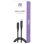 New Encore Energy 2x USB-C cable PD USB for charging and data transfer 200cm 60W MD-60CC2B