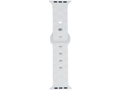 Correa para smartwatch GlacierX Silicone Rhombille White para Apple Watch 42/44/45/49mm Blanca
