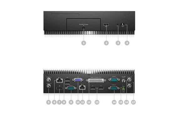 Průmyslový počítač Dell Embedded Box PC 3000 Atom E3825 2x1.33GHz 8GB RAM 120GB SSD BZ