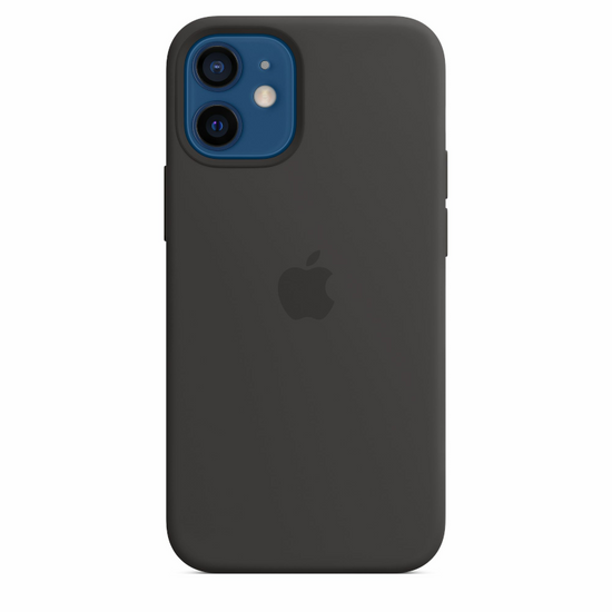 Original Case Apple Silikon iPhone 12 Mini Schwarz