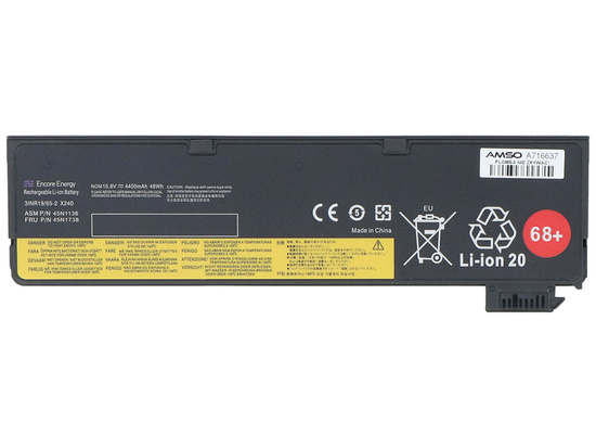 Neuer Encore Energy Akku für Lenovo ThinkPad T440 T450 T460 T550 W550s X240 X250 L450 L460 48Wh 10.8V 4400mAh 45N1125