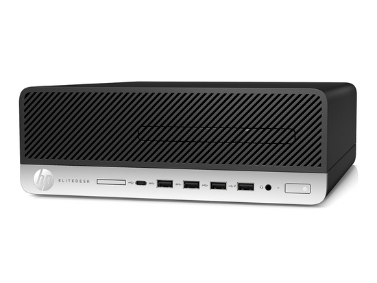 HP EliteDesk 705 G4 SFF AMD Ryzen 7 2700 8x3,2 GHz 16 Go 256 Go SSD GT730 2 Go Windows 10 Professionnel