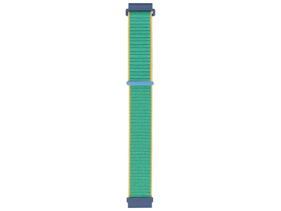 New strap for smartwatch GlacierX Grip Strap Nylon Crayon Green Jadeite + yellow and blue 22mm