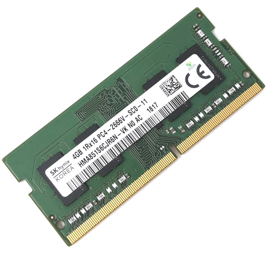 RAM-Speicher SK Hynix 4GB DDR4 2666MHz PC4-2666V SODIMM