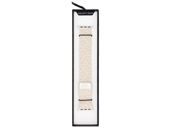 Новий ремінець для смарт-годинника GlacierX Braided Magnetic Buckle Vanilla Sprinkle для Apple Watch 38/40/41mm Кремовий з кольоровими акцентами