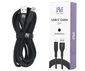 Новий кабель Encore Energy USB-A USB-C провід USB для зарядки та передачі даних 200 см