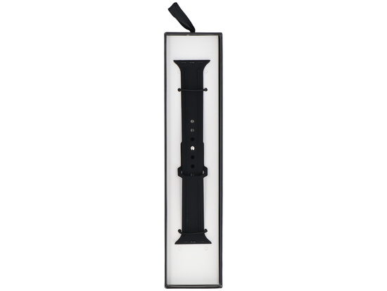 New strap for smartwatch GlacierX Silicone Synthwave Black for Apple Watch 38/40/41mm Black