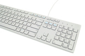 Clavier Dell QuietKey KB216 Filaire Gris QWERTY + autocollants