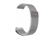 Nouvelle bracelet pour smartwatch GlacierX Milanese Magnetic Strap Silver mesh Argent 22mm