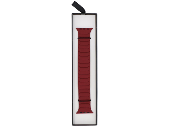 New strap for the GlacierX Silicone Magnetic ExoStripe Burgundy smartwatch for Apple Watch 42/44/45/49mm Burgundy