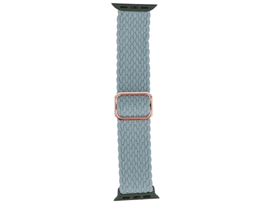 Nový pásek GlacierX Braided SlideLock Sage Blue pro Apple Watch 38/40/41mm Šedozelená modrá