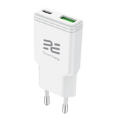 Neues SLIM GaN 20W USB-A USB-C QC PD Netzladegerät Encore Energy MD-2083ZA