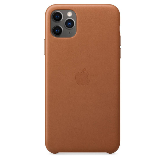 Oryginalne Etui Skórzane Apple iPhone 11 Pro Max Saddle Brown