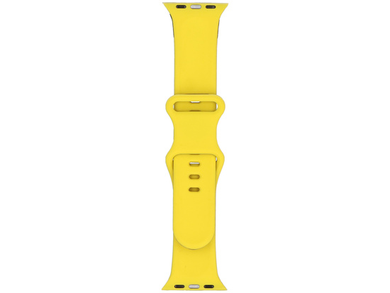Nouveau bracelet en silicone GlacierX Wild Bloom Warm Night pour Apple Watch 38/40/41mm Noir-Jaune
