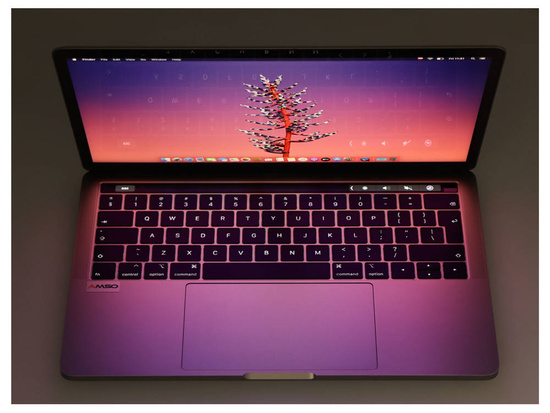 Apple MacBook Pro A1989 2018r. Space Gray i5-8259U 16GB 512GB SSD 2560x1600 Třída A- MacOS Big Sur