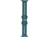 Pásek k smartwatchu GlacierX Silicone Ribbed Ocean Green pro Apple Watch 42/44/45/49mm Zelený