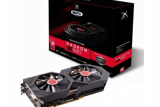 Poškozená grafická karta XFX Radeon RX 580 8GB OC GDDR5 High Profile