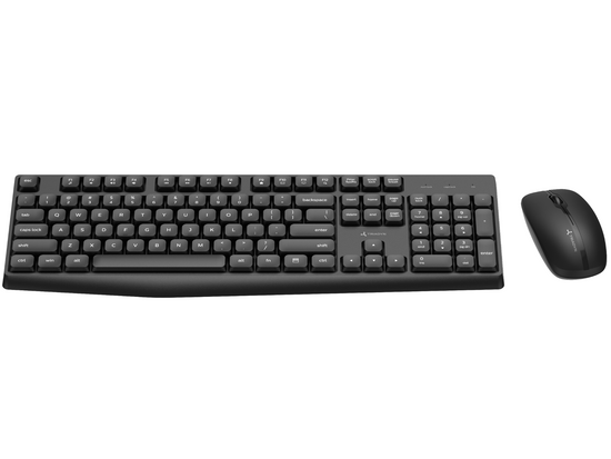 Neues Drahtloses Bürosystem Triadyn ELTANIN Tastatur PORTIA und Maus BELINDA 1600 DPI Schwarz