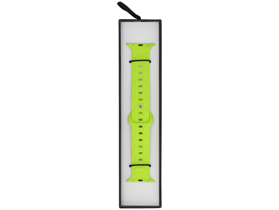 Ремінець для смарт-годинника GlacierX Silicone Wave Neon Lime для Apple Watch 42/44/45/49мм Лаймового кольору