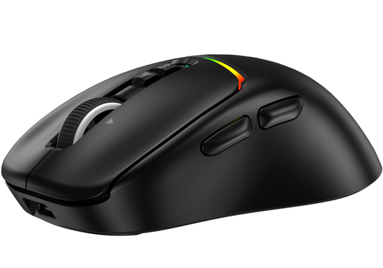 Nowa Bezprzewodowa Mysz Biurowa Triadyn ENCELADUS Bluetooth 2.4 GHz RGB 3200 DPI PA3207 Energooszczędna Czarna