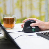 Neu R-GO HE Break ergonomisch vertikal USB Optisch Schwarz RGOBRHESMR Maus