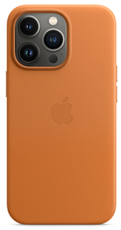 Original case leather Apple iPhone 13 Pro Golden Brown