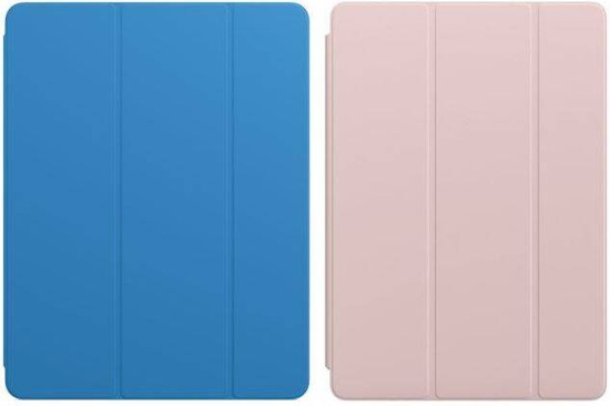 Original cas Apple iPad Pro 12.9'' (3ème, 4ème Gén.) Smart Folio Pink Sand + Original cas Apple iPad Pro 12.9'' (3ème, 4ème Gén.) Smart Folio Surf Blue