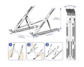 Nuovo supporto ergonomico per laptop o tablet 10-15,6" regolabile ART P24