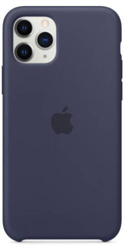 Originale Caso Silicone iPhone 11 Pro blu notte