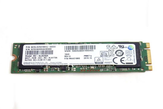 Samsung PM871a 256GB M.2 2280 540/520MB/s SSD