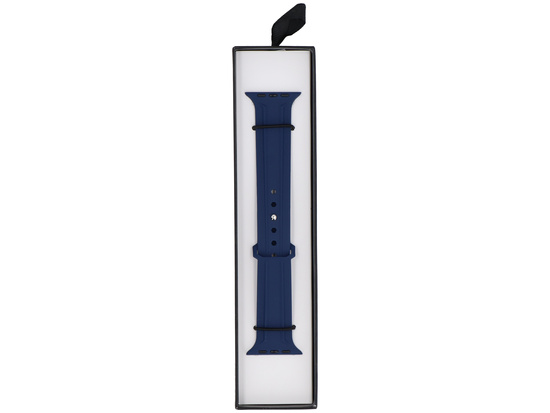 New strap for the GlacierX Silicone Synthwave Midnight Blue smartwatch for Apple Watch 42/44/45/49mm Navy Blue