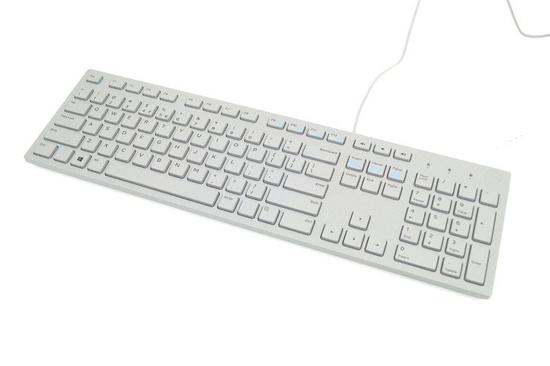 Dell QuietKey KB216 Wired Gray QWERTY Keyboard + stickers