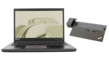 Lenovo ThinkPad T450s i5-5200U 8GB 240GB SSD 1920x1080 Class A Windows 10 Home + док-станція