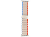 Nuovo cinturino GlacierX con fibbia magnetica intrecciata Tropical Cream per Apple Watch 38/40/41mm Crema