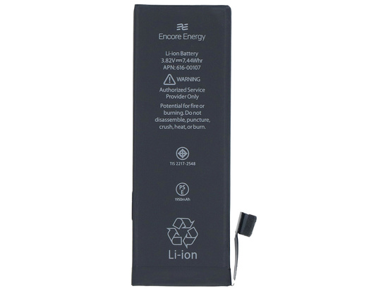 Нова батарея Encore Energy для iPhone SE 2016 3.82V 7.44Wh 1950mAh 616-00107