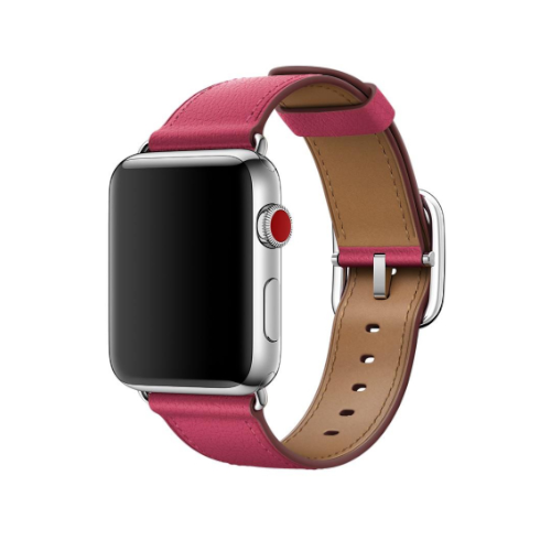 Original Apple Watch Classic Buckle Pink Fuchsia 42mm Strap in sealed package