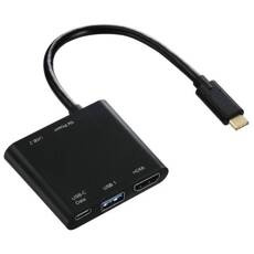 Nuovo cavo adattatore Hama multiport 4in1 USB-C - 3xUSB + HDMI