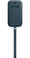 Originál kožené pouzdro Apple iPhone 12 Pro Max Baltic Blue MHYH3ZM/A
