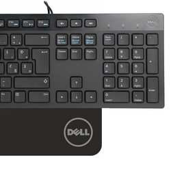NUEVO TECLADO DELL QUIETKEY KB216-BK-SVN NEGRO QWERTZ 0R6DRV OEM